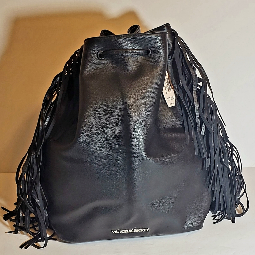 Victoria's Secret backpack purse black